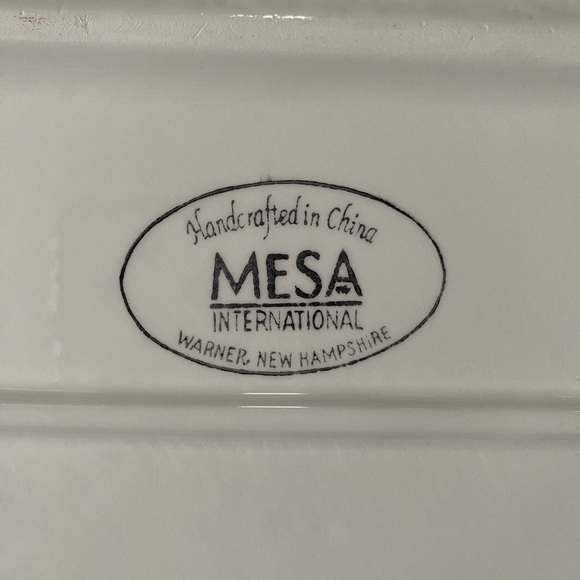 Mesa International serving platter. Snow family. Vintage. Substantial platter. - Picture 4 of 7